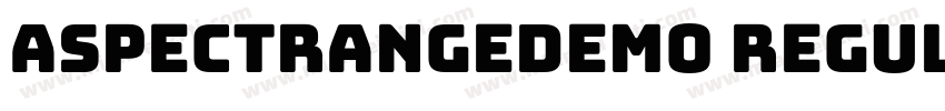 ASPECTRANGEDEMO Regular字体转换